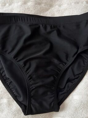 Black Women’s Bikini Bottom - Classic Coverage